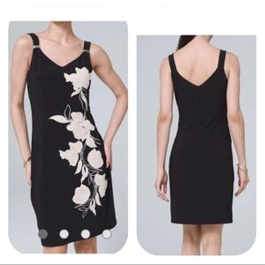 White House Black Market Elegant Black Dress